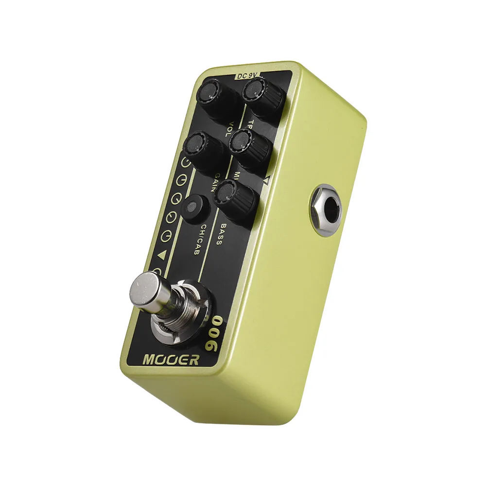 

MOOER MICRO PREAMP Series 006 US Classic Deluxe American Blues Combo Digital Preamp Preamplifier Guitar Effect Pedal True Bypass