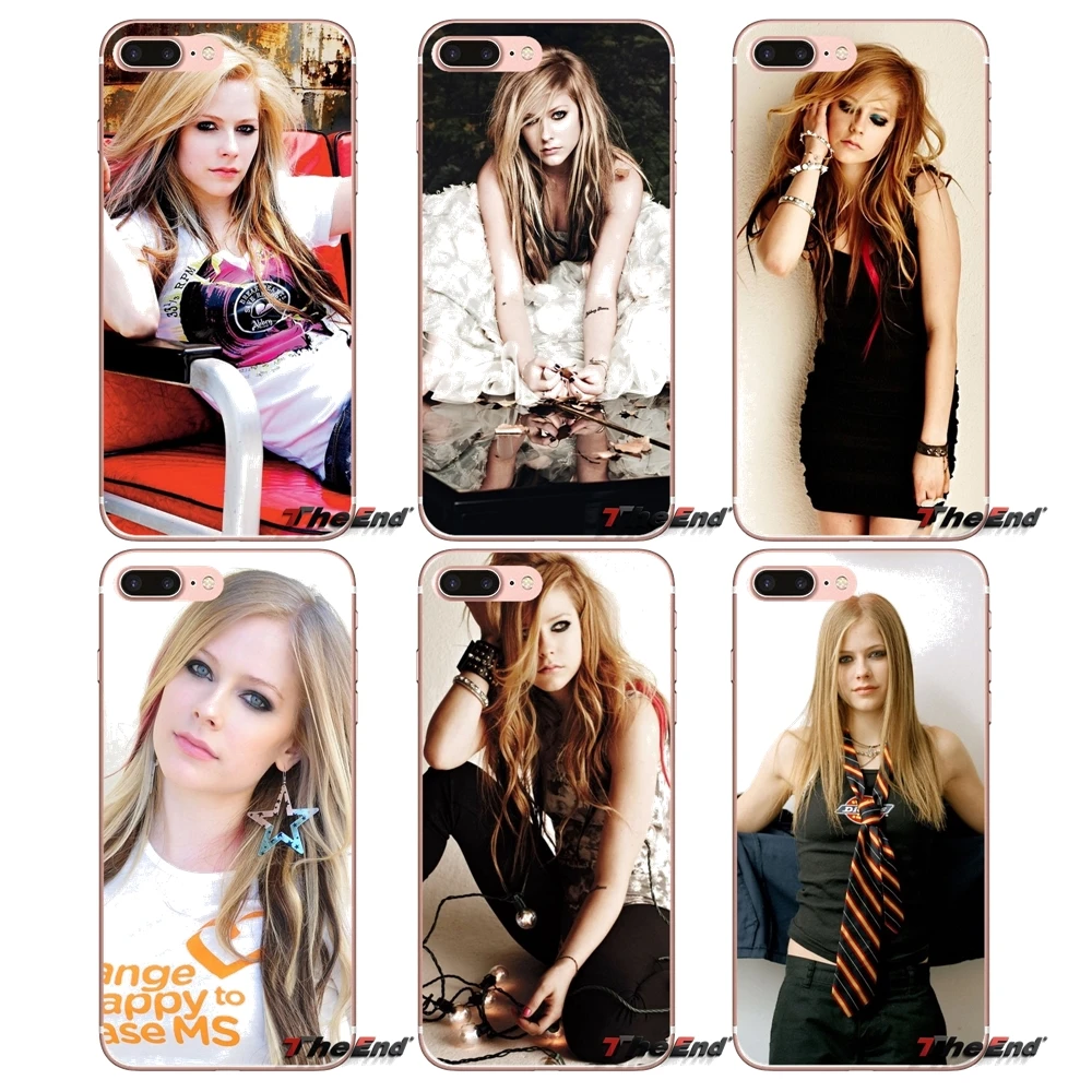 

Fashion Avril lavigne Mobile Phone Cover For iPhone X 4 4S 5 5S 5C SE 6 6S 7 8 Plus Samsung Galaxy J1 J3 J5 J7 A3 A5 2016 2017
