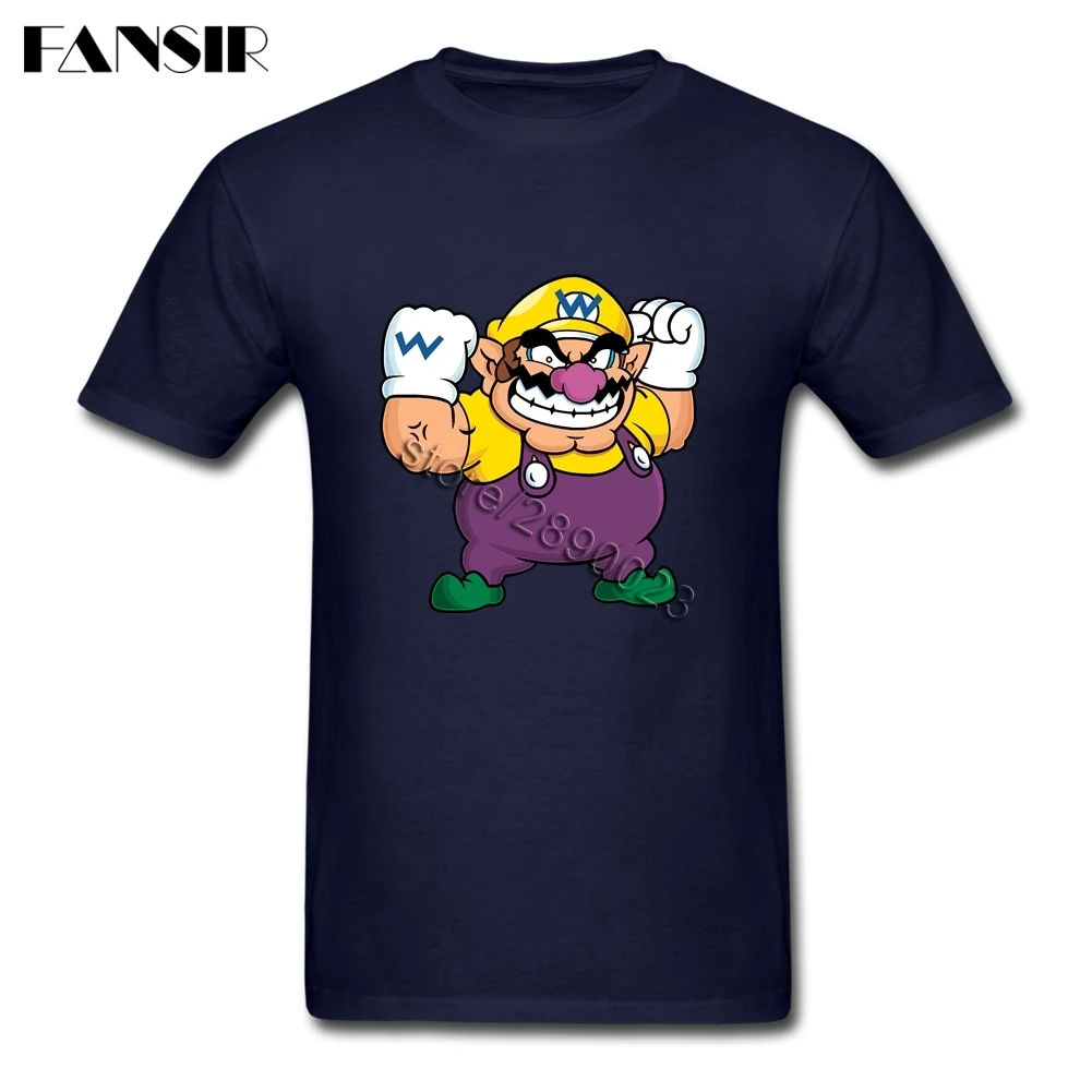 Super Mario Men T Shirt Awesome T shirt Male Short Sleeve Crewneck