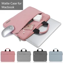 Новые матовые Сумочка для ноутбука для Apple Macbook 12 случае тетрадь 13,3 Чехол Air Pro 13 чехол с мощность