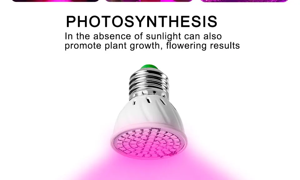 Светодиодный E27 полный спектр для выращивания домашних растений лампы 220 V led-лампы для выращивания культур лампы светодиодный светать для