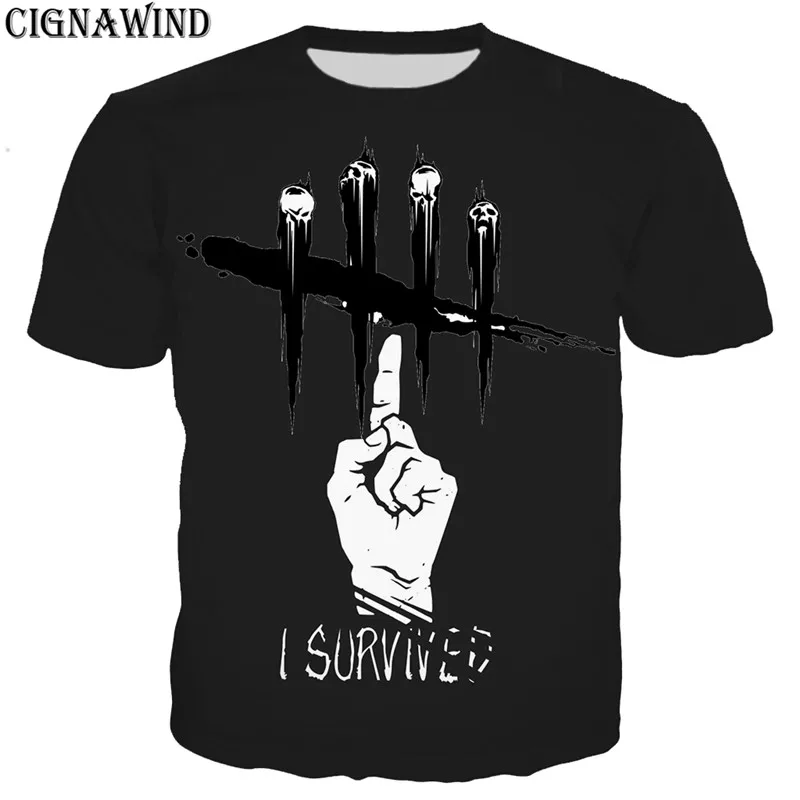 

New arrive popular dead by daylight t shirt men women 3D printed most fashion short sleeve tshirt streetwear casual summer tops