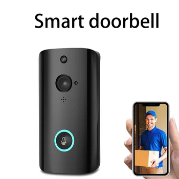 

Smart wifi Doorbell Camera 720P Wireless IR Video Doorbell Call Intercom Night vision IP Door Bell Wireless Home Security Camere
