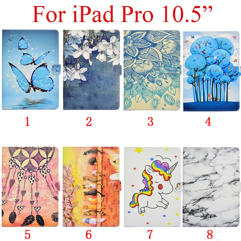 

Soft TPU Silicon Case Cover for iPad Pro 10.5" Shell Skin Bag for iPad Air 3 10.5 Air3 Stand Case Pouch Cat Butterfly Flower