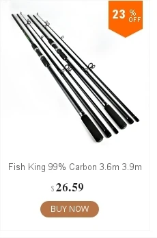 Удочка FISH KING для серфинга 3,6 м 3,9 м 4,2 М 4,5 М C.W50-150G удочка для ловли карпа рыболовные снасти