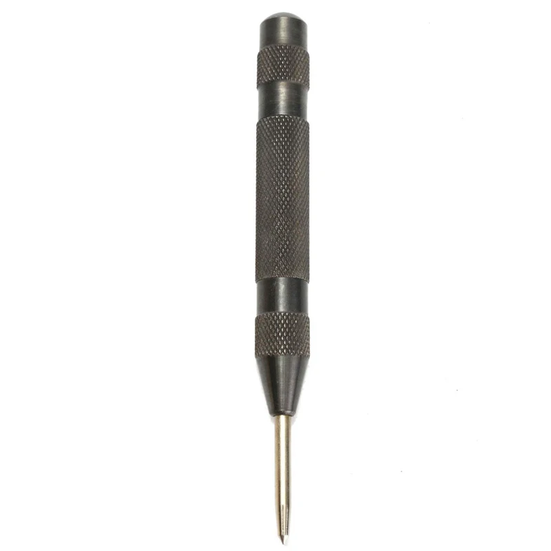 1PC Practical Heavy Duty Automatic Centre Punch Steel Spring Loaded Metal Wood Press Dent Marker Chisel Tool Carving Hand tools
