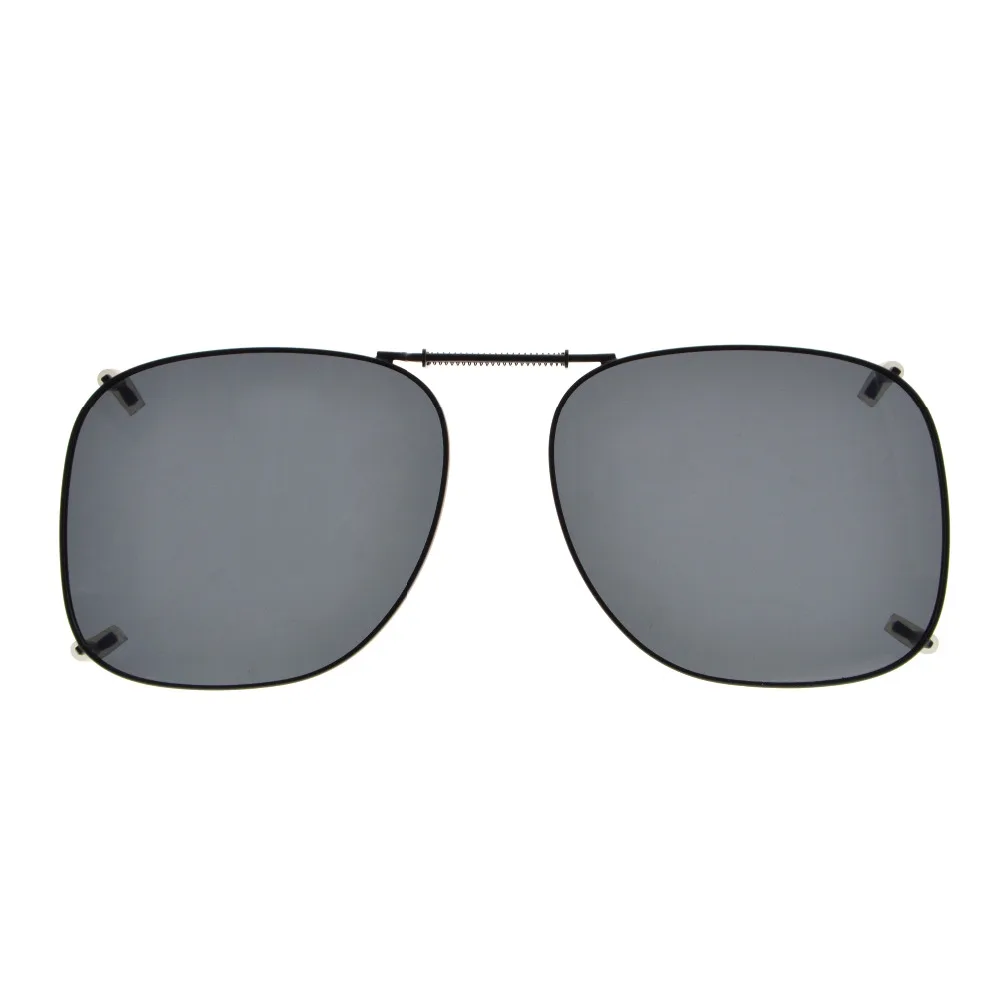 

C66 Eyekepper Metal Frame Rim Polarized Lens Clip On Sunglasses 53*46MM