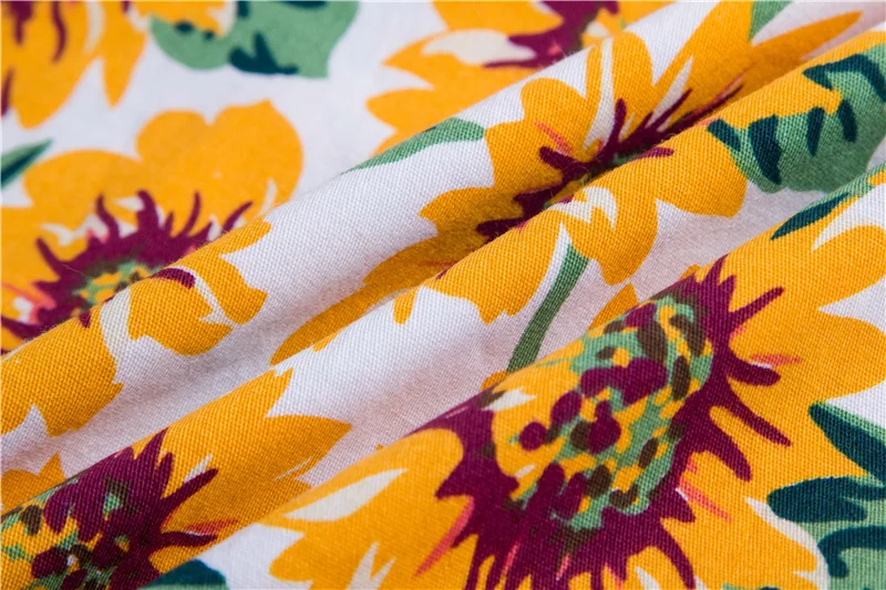 Kostlish 2017 New Summer Dress Women Floral Print Audrey Hepburn 50s 60s A-Line Vintage Dress Sleeveless Party Dresses Plus Size (97)