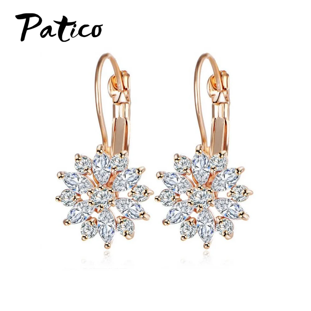 Высококачественные европейские серьги из стерлингового серебра 925 пробы с кубическим цирконием серьги-гвоздики свадебные женские серьги, ювелирные изделия Bijoux