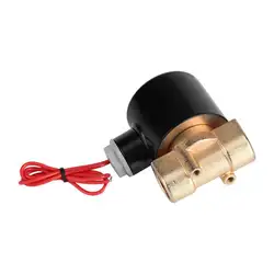 Электромагнитный клапан В в DN10 3/8in Электрический нормальный закрытый 220 для воды масла воздуха газа ассортимент