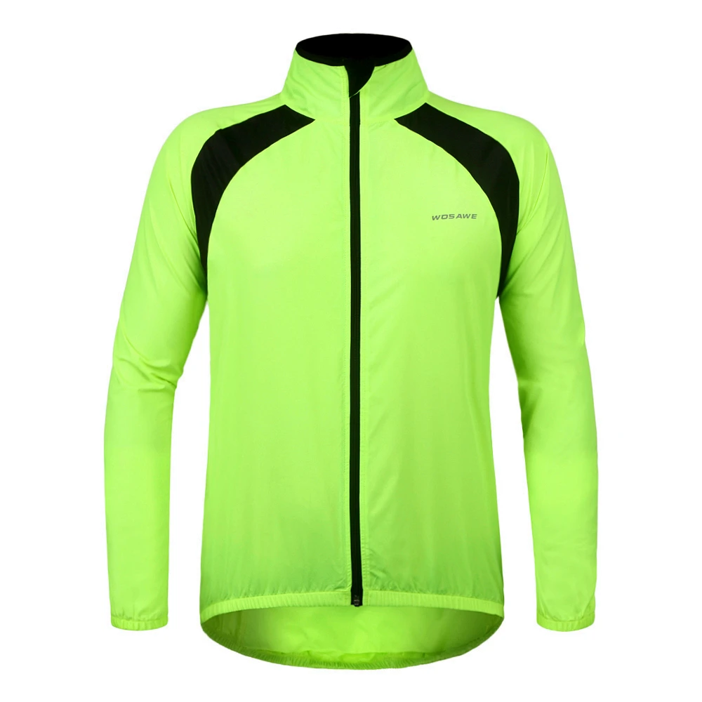 WOSAWE UV Protection Men's Cycling Jacket Long Sleeve Jersey Summer