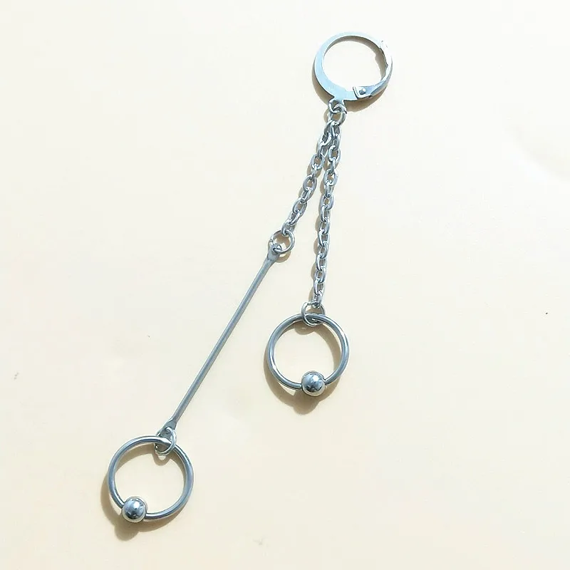 

1pcs New Punk Bangtan Boys Album V DNA Stud Earrings For Women Men Silver Long Tassel Earrings Korean Jewelry