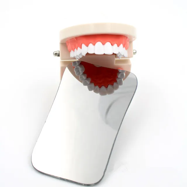 2Pcs Dental Intraoral Occlusal 2 Sided Photographic Glass Mirror Oral