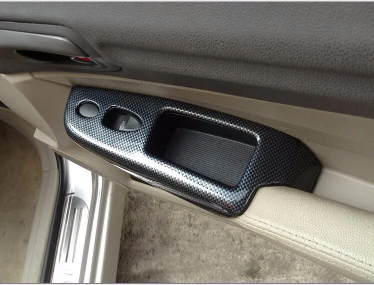 AOSRRUN для Honda Civic 9th внутренняя отделка из углеродного волокна адаптирована для Civic 8th защита электрических окон наклейки модифицированные