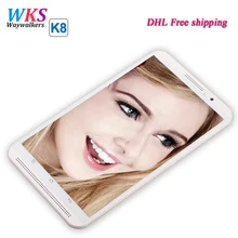 Бесплатная доставка DHL, 8 дюймов waywalkers K8 смартфон планшетный ПК Octa 8 core Android 5.1 4 г LTE ROM 64 ГБ Оперативная память 4 ГБ 1280*800 IPS планшетный