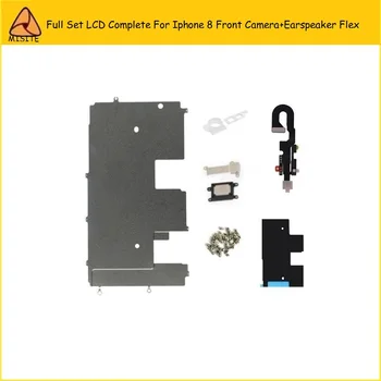 

5PCS/LOT Full Set LCD Assembly Digitizer Small Parts for Iphone 8 8G Front Camera Flex+Ear Speaker FlexBackplate Flex Cable