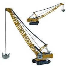 Alloy engineering car model excavating machinery tower cable mining car crane toy Children s Day gift
