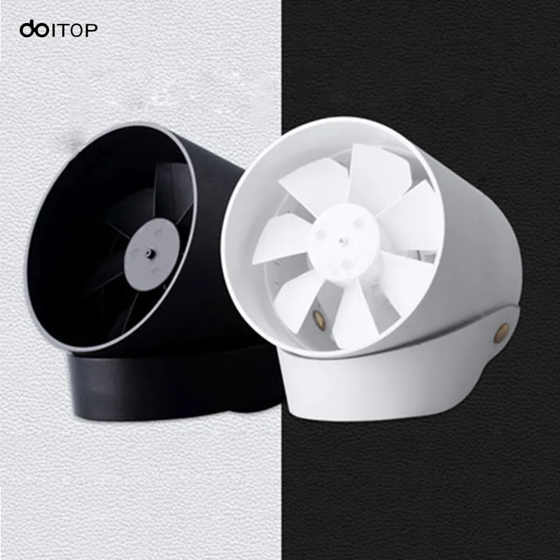DOITOP Mini Electric USB Fan Smart Touch Switch Silent Desktop Fanner Potable Travel Office Dormitory Double Motors Air Cooler |