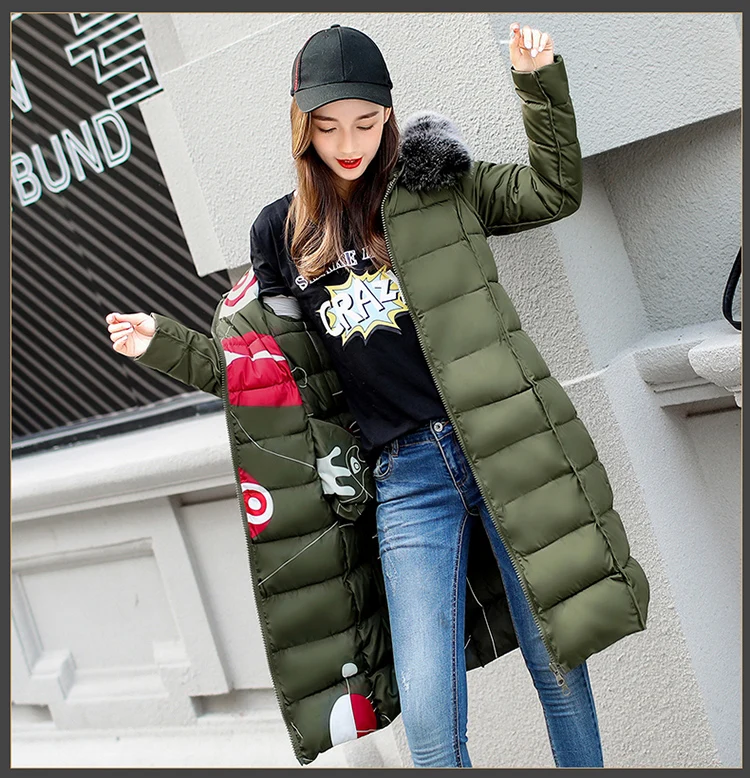 woolrich parka 2019 winter women hooded coat fur collar thicken warm long jacket female plus size 3XL outerwear parka ladies chaqueta feminino womens parka coat