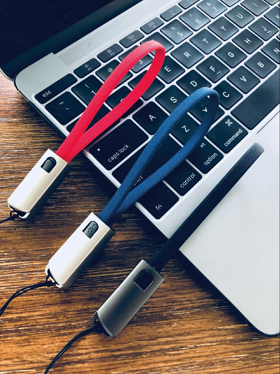 NOHON Short USB Cable Fast Charging For iPhone X XS MAX XR 8 7 6 6S 5S Plus Portable Keychain 2.4A Charger Data Sync Cable 0 (10)