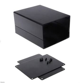 

Aluminum Enclosure DIY Project Case Power Junction Box 155x120x83mm Black