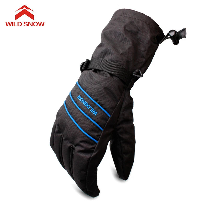 Cold proof Winter Men's New Waterproof Ski Gloves Snowboard Snowmobile