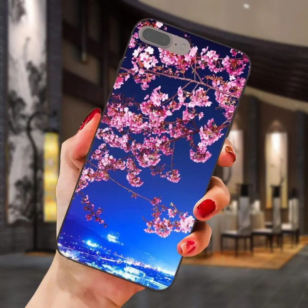 Мягкий чехол для Xiaomi Mi Mix Max Note 2 2S 3 5X 6 6X 8 9 SE A1 A2 Lite Play Pro F1 Cherry Japan Tokyo картины с
