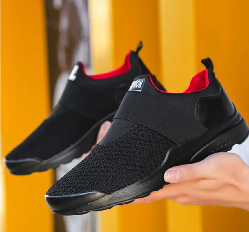 

HEE GRAND 2019 New Causal Outdoor Slip-On Mesh Hard-Wearing Men Sports Shoes Breatable And Comfortable Shoes Size 39-46 XMR3040