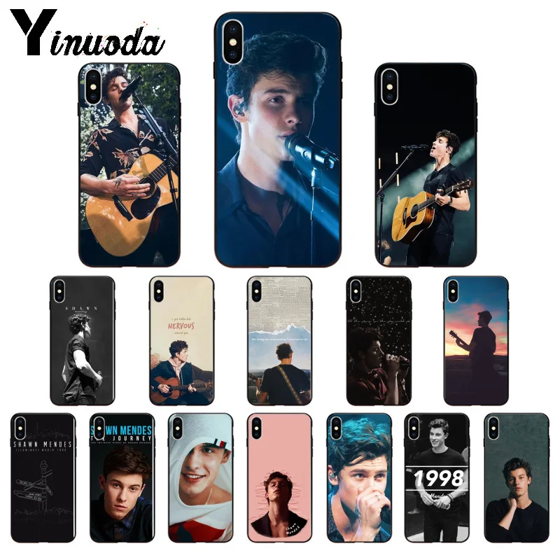Yinuoda Shawn Mendes Мягкий Силиконовый ТПУ чехол для телефона Apple iPhone 8 7 6 6S Plus X XS MAX 5 5S SE XR