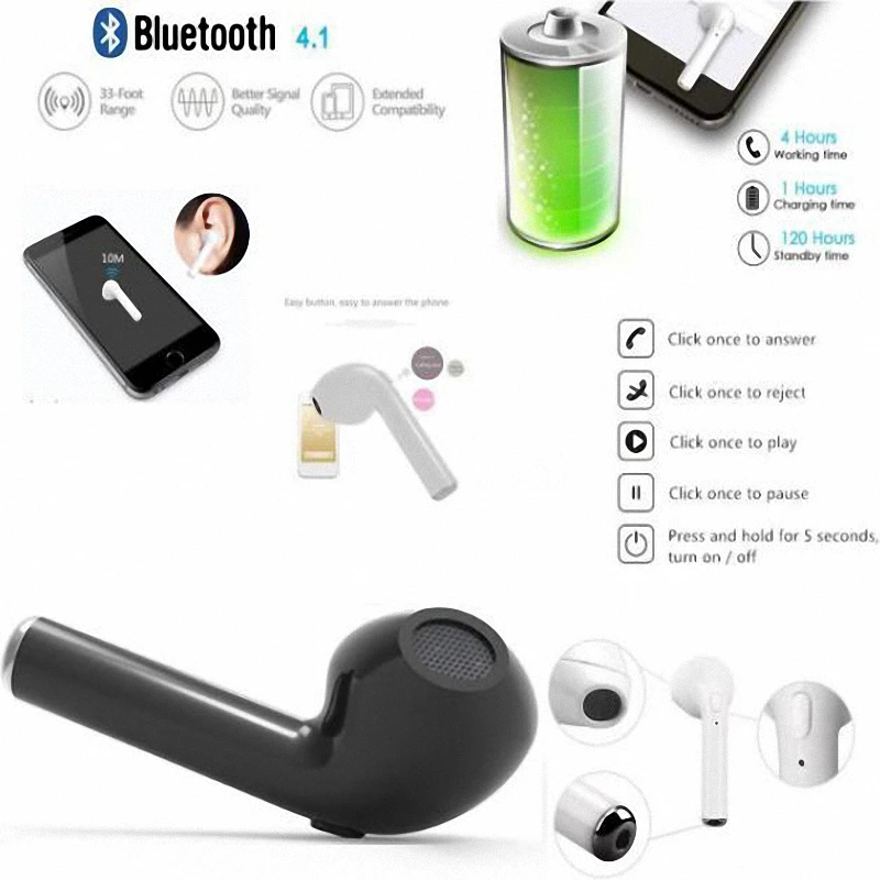 Kembar Mini Bluetooth Nirkabel Earphone 