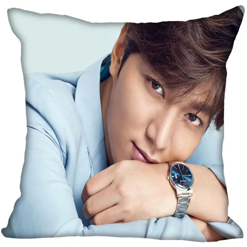 Новое поступление Lee Min ho наволочка для спальни для дома или офиса, декоративные наволочки квадратная Подушка на молнии Наволочки мягкие атласные не выцветают