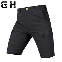 Летние Militar быстросохнущие тактические мужские шорты Карго тефлон Камуфляж Армейская военная форма короткие мужские карманы Rip-stop повседневные шорты