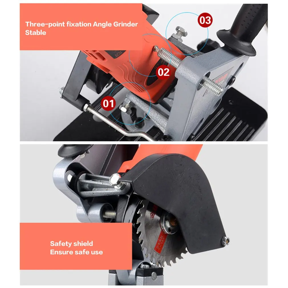 Multi-function Universal Angle Grinder Stand Cutting Machine Bracket Holder Support for 100-125 Angle Grinder Tools