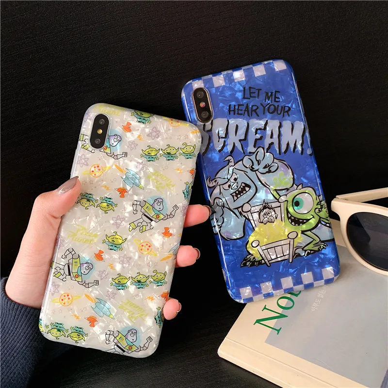 Игрушечные инопланетяне Монстры Мультфильм раковины Мягкий ТПУ силиконовый