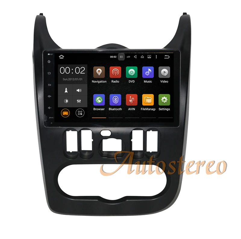 Top Android 9.0 Car Radio Player Auto GPS Navigation for RENAULT Sandero Dacia Sandero2008 2009 2010 2011 2012 SAT NAV Multimedia 4