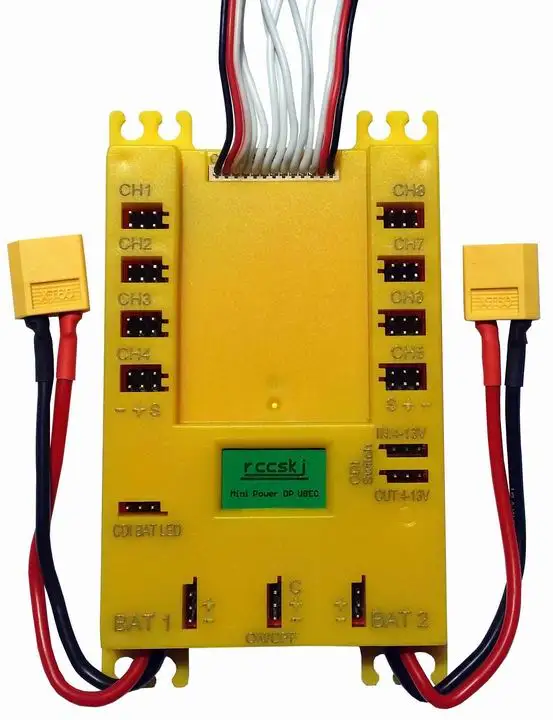 

Mini Servo Section board Power Box for gas plane with 20A UBEC