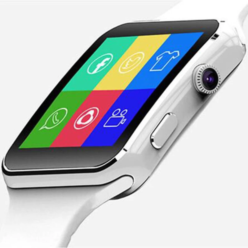 

2018 New X6 Smart Watch with Camera GPRS Touch Screen Support SIM TF Card Bluetooth Smartwatch for iPhone Xiaomi Android Phone