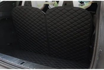 

For Tesla model X SUV Back rear seat protector wear proof pads protector trunk box Anti-wear back cushion pads