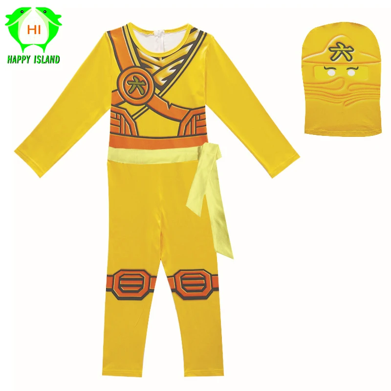 Новинка 2020 костюм для мальчиков косплея Ninjago маскарадная одежда детей вечерние