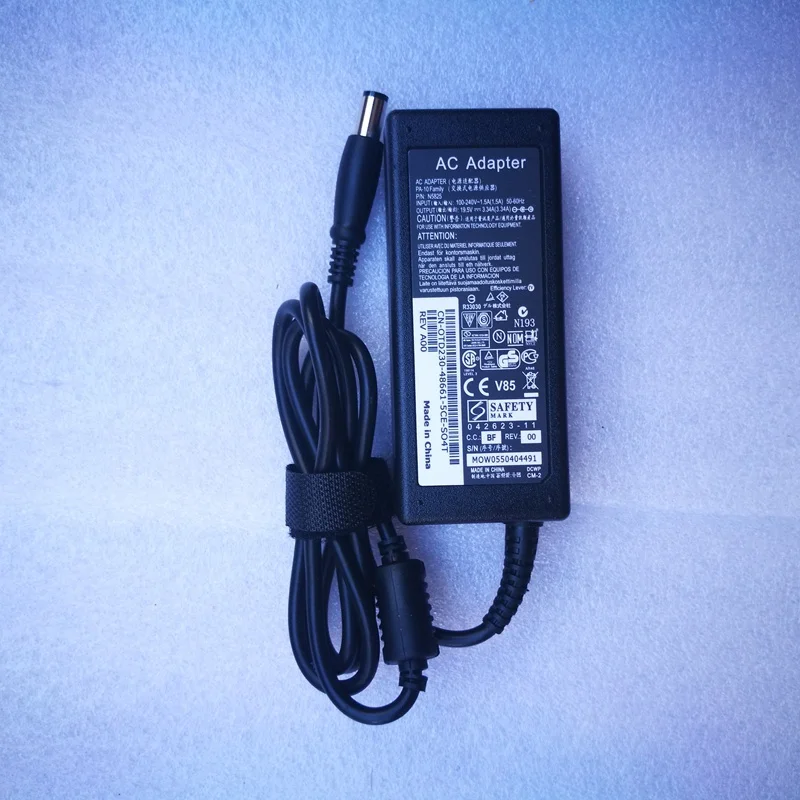 DOLMOBILE 19,5 V 3.34A адаптер переменного тока Зарядное устройство Питание для Dell Inspiron 15 1750 1545 1525 6000 8600 PA12 XPS M1330 PA-12 PA-21