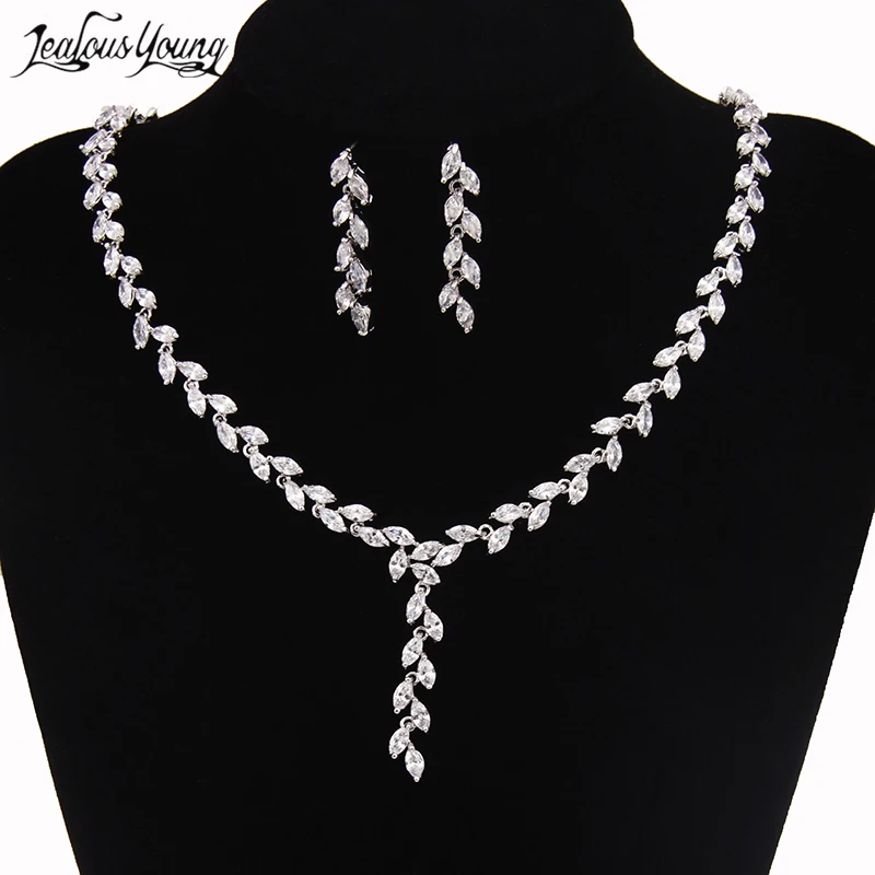silver wedding jewelry sets for brides