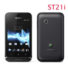ST21 Ursprünglicher Freigesetzter Sony Ericsson Xperia tipo ST21i handy WiFi Android GPS ein jahr garantie freies verschiffen