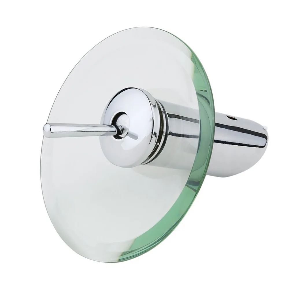 Online Glas Wasserfall Bad Küche Waschbecken Runde Wasserfall Wasserhahn Messing Chrom Waschbecken Wasserhahn Einzigen Hebel Heißer Kalt Mischbatterie Freies schiff