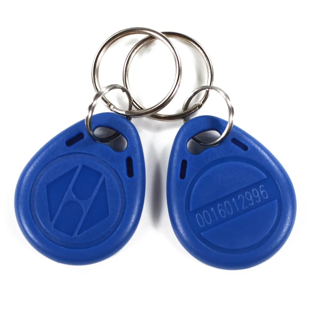 

20Pieces EM4100 Key Fob 125KHz RFID ABS Keychain Tag Read Only Blue Color