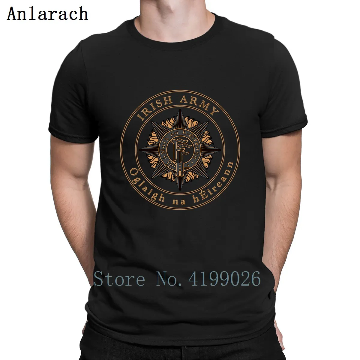 

Irish Army T Shirt Summer Stylish Outfit The New Designer Shirt Interesting Knitted Big Sizes Men Tops Humorous