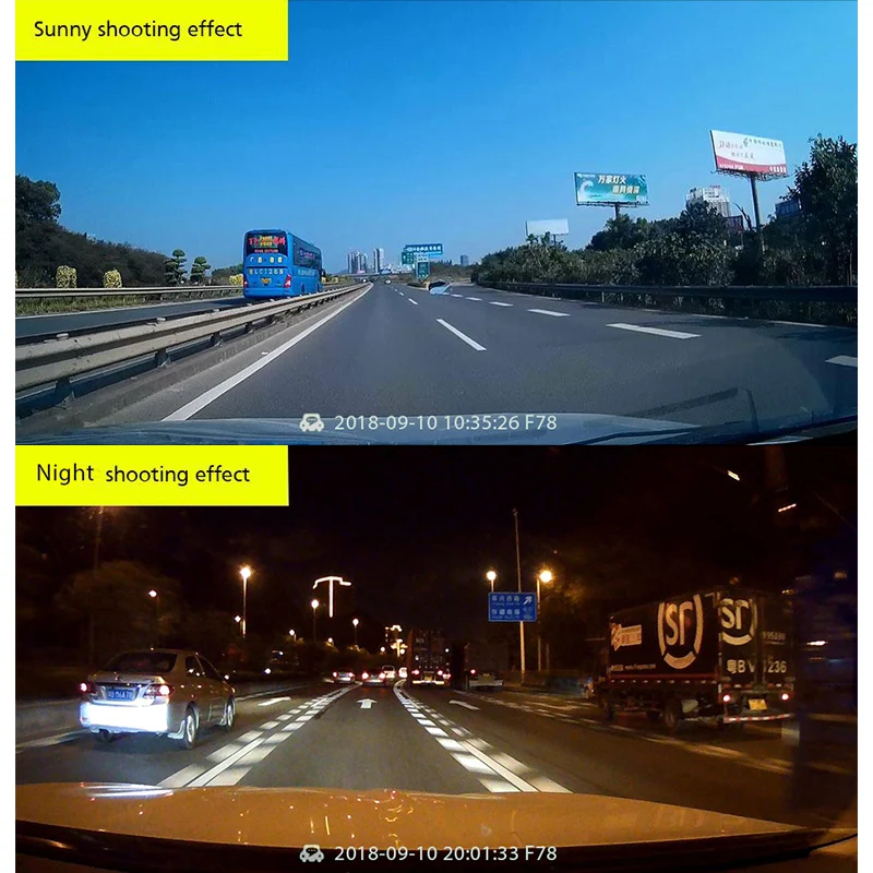  Android 3G Car DVR Mirror FHD 1080P Auto Dash Camera GPS Navigator Video Recorder Registrar Rear Vi