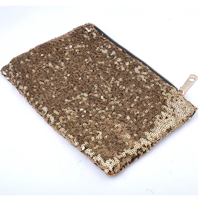 Brand Designer Sequins Luxury Cosmetic Bags Organizer Handbag Brand Designer Sequins Luxury Cosmetic Bags Organizer Handbag Glitter Bling Women Clutch Comestic Makeup Bag