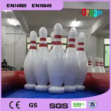 Free Shipping!1.8m Inflatable Human Bowling Game, Zorb Ball For Bowling, Outdoor Human Bowling Sport