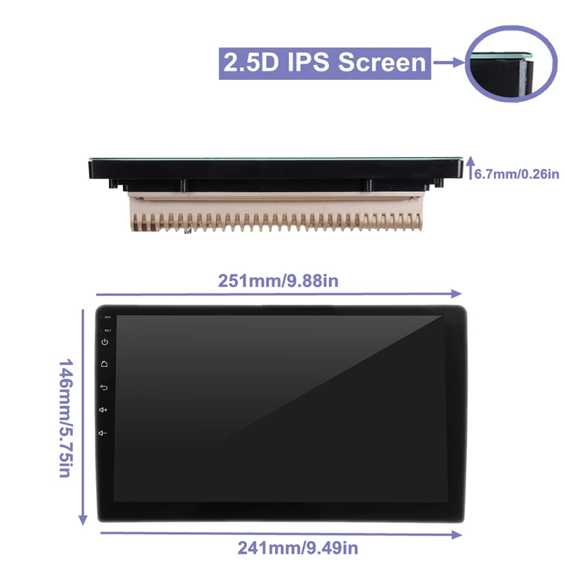 10,1 дюймов 2Din для Android 8,0 автомобильный MP5 плеер камера 1+ 16G ips 2.5D сенсорный экран синий зуб стерео радио gps wifi Мультимедиа FM