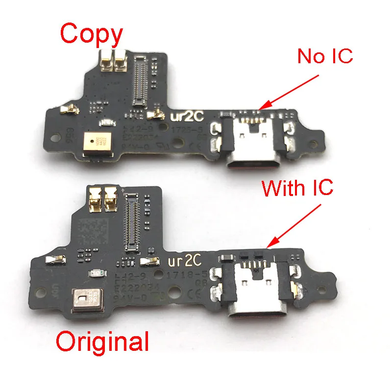 For ZTE Blade V8 Charging Charger Port Micro USB Dock Connector Board With Mic Microphone Flex